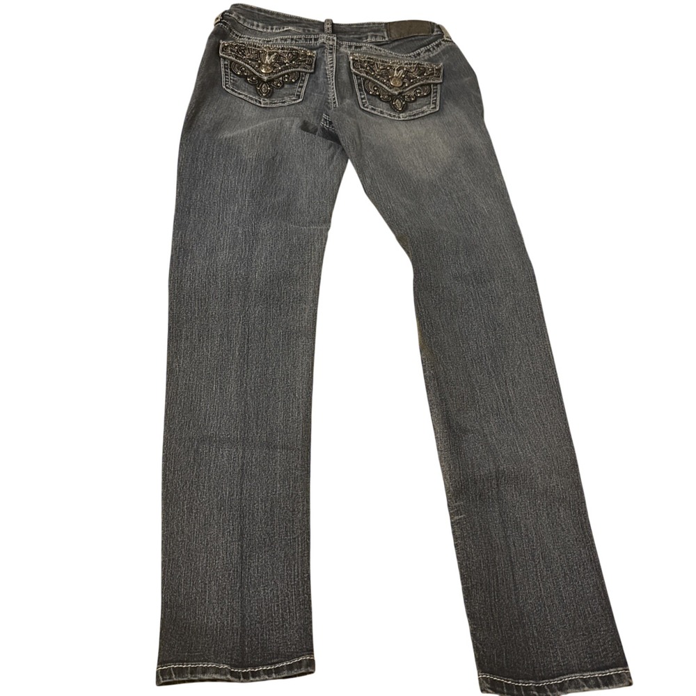 Vintage Soundgirl Women's Distressed Denim Jeans‎ Blue Size 9 - Picture 9 of 14
